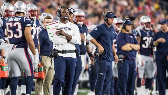 Tales From The Press Box: Brian Flores is always watching - and will let you know about it taken at BSJ Headquarters (Patriots)