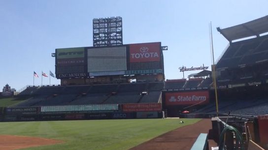 Video: McAdam shows you Angel Stadium of Anaheim taken at Angel Stadium of Anaheim (Red Sox)