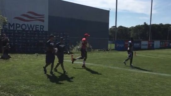 Video: Brady takes field for second day of camp taken at Gillette Stadium (Patriots)