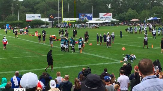 Video: Patriots WRs vs. Jaguars CBs taken at Gillette Stadium (Patriots)