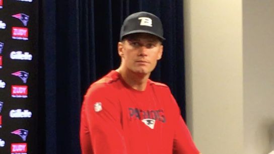 Video: Brady talks about working with new guys and the Kansas City defense taken at Gillette Stadium (Patriots)