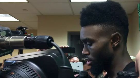 Video: Jaylen Brown post-game reaction taken at Quicken Loans Arena (Celtics)