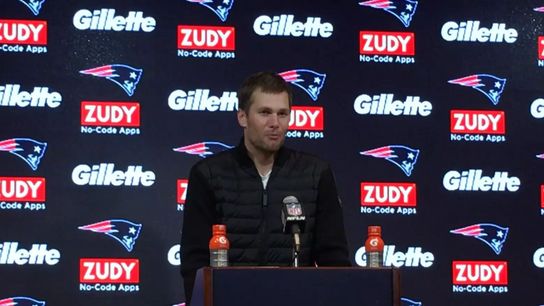 Video: Tom Brady on win over Falcons, his parents taking part in pre-game ceremony taken at Gillette Stadium (Patriots)