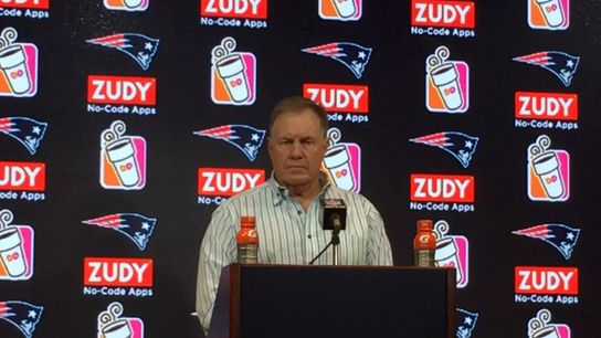 Video: Bill Belichick 'really proud' of team in win over Falcons taken at Gillette Stadium (Patriots)