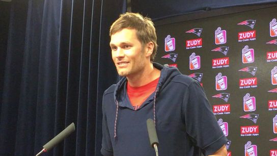 Video: Tom Brady talks Bill Belichick and getting back to work taken at Gillette Stadium (Patriots)