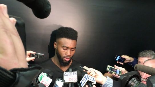 Video: Jaylen Brown on performing after loss of his best friend taken at TD Garden (Celtics)