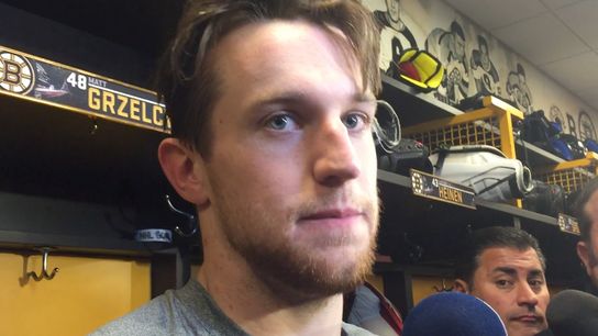 Video: Matt Grzelcyk on first career goal taken at TD Garden (Bruins)