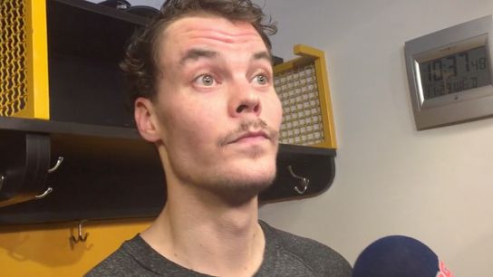 Video -- Tuukka Rask: 'We wanted to bounce back today and we did' taken at TD Garden (Bruins)