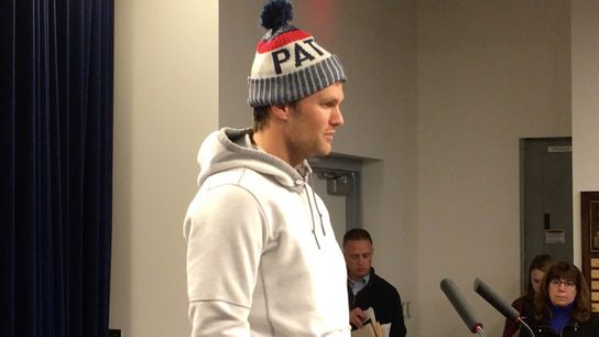 Video: Tom Brady says he's 'feeling better' taken at Gillette Stadium (Patriots)