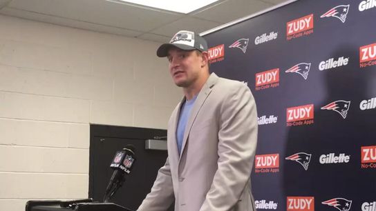 Video: Rob Gronkowski - 'I love getting in that zone' taken at Heinz Field (Patriots)