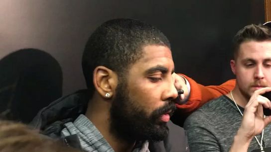 Video: Kyrie Irving on comeback win vs. Rockets taken at TD Garden (Celtics)