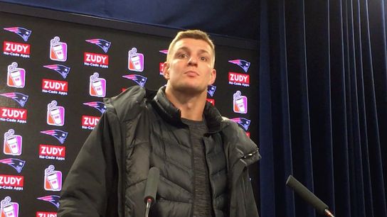 Video: Rob Gronkowski ready for return to playoff football taken at Gillette Stadium (Patriots)