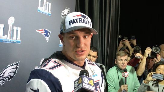 Video: Rob Gronkowski on being cleared following stint in concussion protocol taken at Mall of America (Patriots)