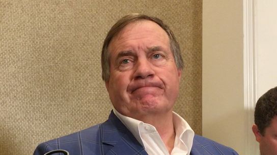 Video: Bill Belichick at NFL annual meeting taken at BSJ Headquarters (Patriots)