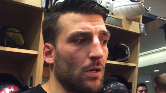 Video: Patrice Bergeron on Game 3 loss taken at Air Canada Centre (2018 Stanley Cup Playoffs)