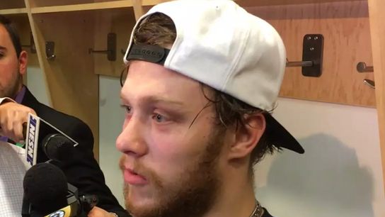 Video: David Pastrnak on game-winning assist to Brad Marchand taken at Air Canada Centre (2018 Stanley Cup Playoffs)