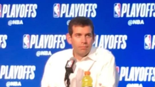 Video: Brad Stevens - 'Offensively, we were horrendous in the first (quarter)' taken at Bradley Center (2018 NBA Playoffs)
