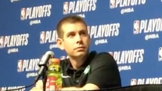 Video: Brad Stevens on Game 5 win taken at TD Garden (2018 NBA Playoffs)
