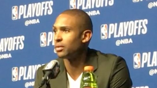 Video: Al Horford - 'Coach went with his gut ... that and Marcus Smart paid off tonight' taken at TD Garden (2018 NBA Playoffs)