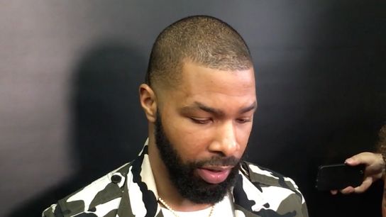 Video: Marcus Morris - 'Probably the best game I've ever played in' taken at TD Garden (2018 NBA Playoffs)