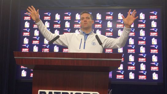 Video: Nick Caserio talks QBs, RBs after Day 3 of the NFL draft taken at Gillette Stadium (Patriots)