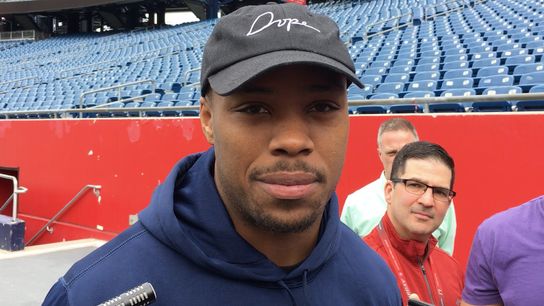 Video: RB Jeremy Hill talks about decision to sign with Patriots taken at Gillette Stadium (Patriots)