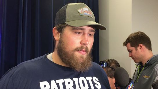Video: David Andrews on the arrival of more former Georgia players, getting back to work taken at Gillette Stadium (Patriots)