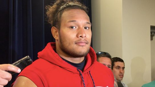 Video: Danny Shelton on how his body is changing since he joined the Patriots taken at Gillette Stadium (Patriots)