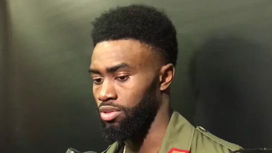Video: Jaylen Brown: 'They say we're a bunch of young guys, but we're not young not more' taken at FiServ Forum (Celtics)