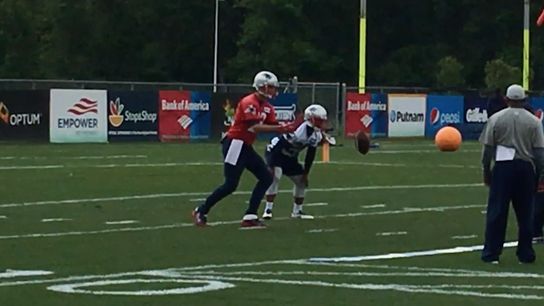 Video: More Tom Brady working at Tuesday's minicamp taken at Gillette Stadium (Patriots)