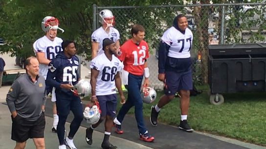 Video: Tom Brady back for Day 2 of minicamp taken at Gillette Stadium (Patriots)