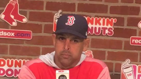 Video: Alex Cora on Steven Wright being placed on DL taken at Fenway Park (Red Sox)