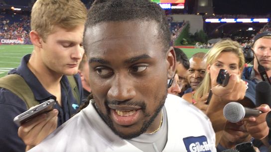 Video: Cordarrelle Patterson talks about his first experience under the lights at Gillette Stadium taken at Gillette Stadium (Patriots)
