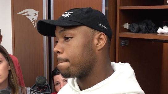 Video: RB Jeremy Hill - 'We kind of just kept playing tough and making it tough for them' taken at BSJ Headquarters (Patriots)