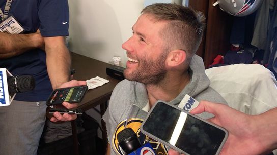 Video: Julian Edelman on his preseason, his knee, and what he'll be doing during his suspension taken at BSJ Headquarters (Patriots)