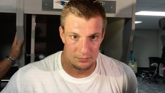 Video: TE Rob Gronkowski on the Jaguars -- 'They have good players' taken at TIAA Bank Field (Patriots)