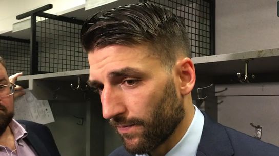 Video: Patrice Bergeron - 'It was embarrassing to be out there' taken at Capital One Arena (Bruins)