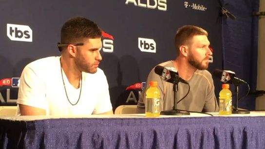 Video: Chris Sale and J.D. Martinez - 'There's no holding back now, it's everything you've got' taken at Fenway Park (Red Sox)