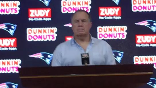 Video: Bill Belichick on Gordon's TD - 'Two great players making a great play' taken at Gillette Stadium (Patriots)