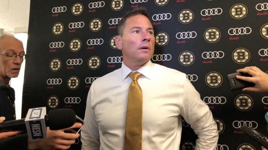 Video: Bruce Cassidy on Bruins’ home opener against Senators taken at TD Garden (Bruins)