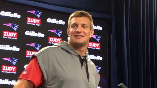Video: Rob Gronkowski on facing the Bears and the challenge of winning on the road taken at Gillette Stadium (Patriots)