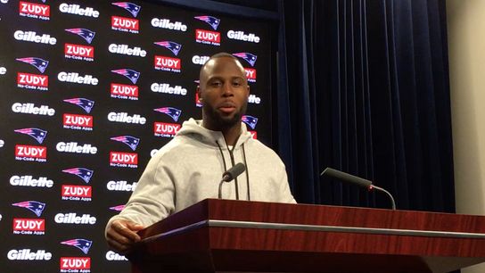 Video: James White on why he asks questions like a coach taken at Gillette Stadium (Patriots)