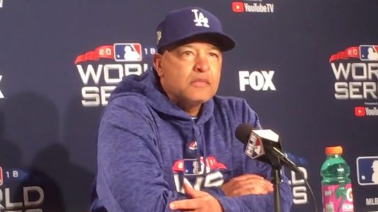 Video: Dave Roberts - 'You've got to give credit to Price ... we had him on the ropes' taken at Fenway Park (2018 World Series)
