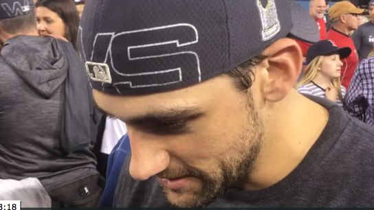 Video: Nathan Eovaldi - 'I just feel it's confidence ... it's like they don't feel pressure' taken at Dodger Stadium (2018 World Series)