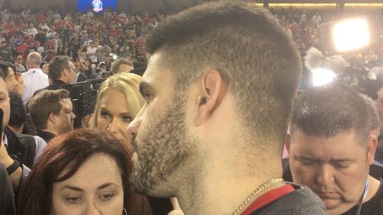 Video: J.D. Martinez - 'Everyone just cares for a each other. It's a family, it really is' taken at Dodger Stadium (2018 World Series)