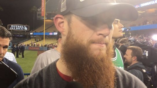Video: Craig Kimbrel - 'I don't think Chris Sale needs my advice ... that was pretty awesome' taken at Dodger Stadium (2018 World Series)