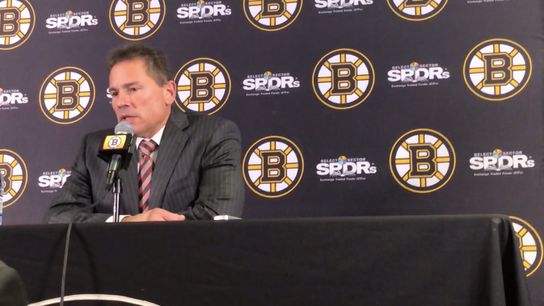 Video: Bruce Cassidy addresses blowout loss to Canucks taken at TD Garden (Bruins)