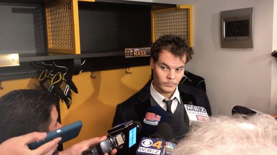 Video: Tuukka Rask on Bruins’ blowout loss - ‘I was just trying to keep it under 10’ taken at TD Garden (Bruins)