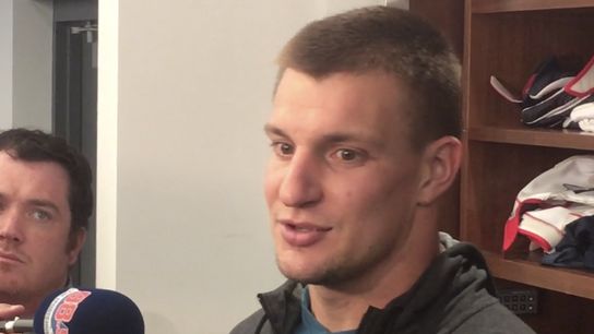 Video: Rob Gronkowski on the challenge of getting back on the field taken at Gillette Stadium (Patriots)
