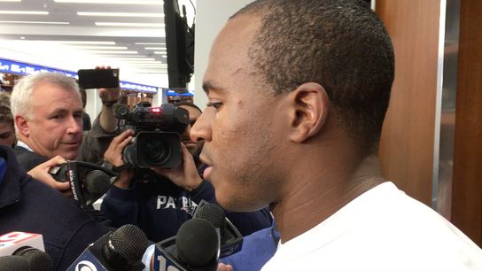 Video: Matthew Slater on the rest of the season - 'We have to have a great sense of urgency the last six weeks' taken at Gillette Stadium (Patriots)